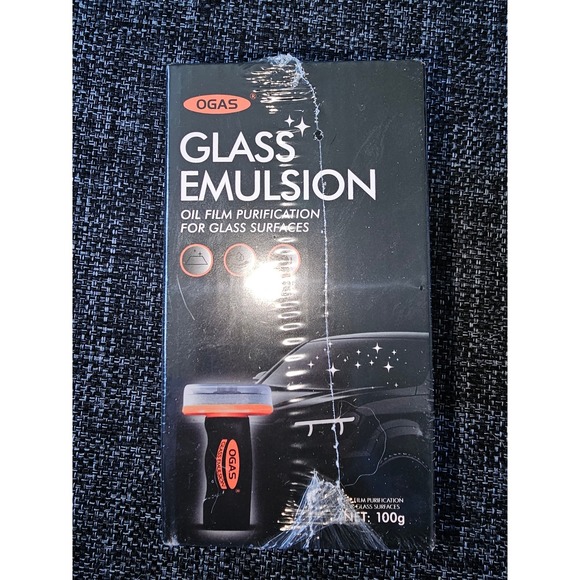 2 Pack OGAS Glass Emulsion Oil Film Remover Car Windshield Cleaner 100g Each - Picture 3 of 5